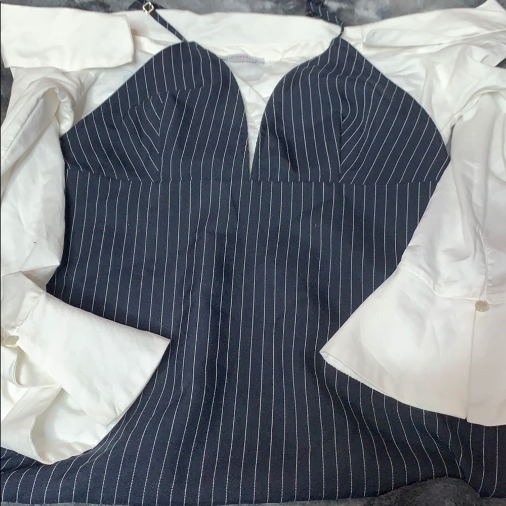 Dress with shirt